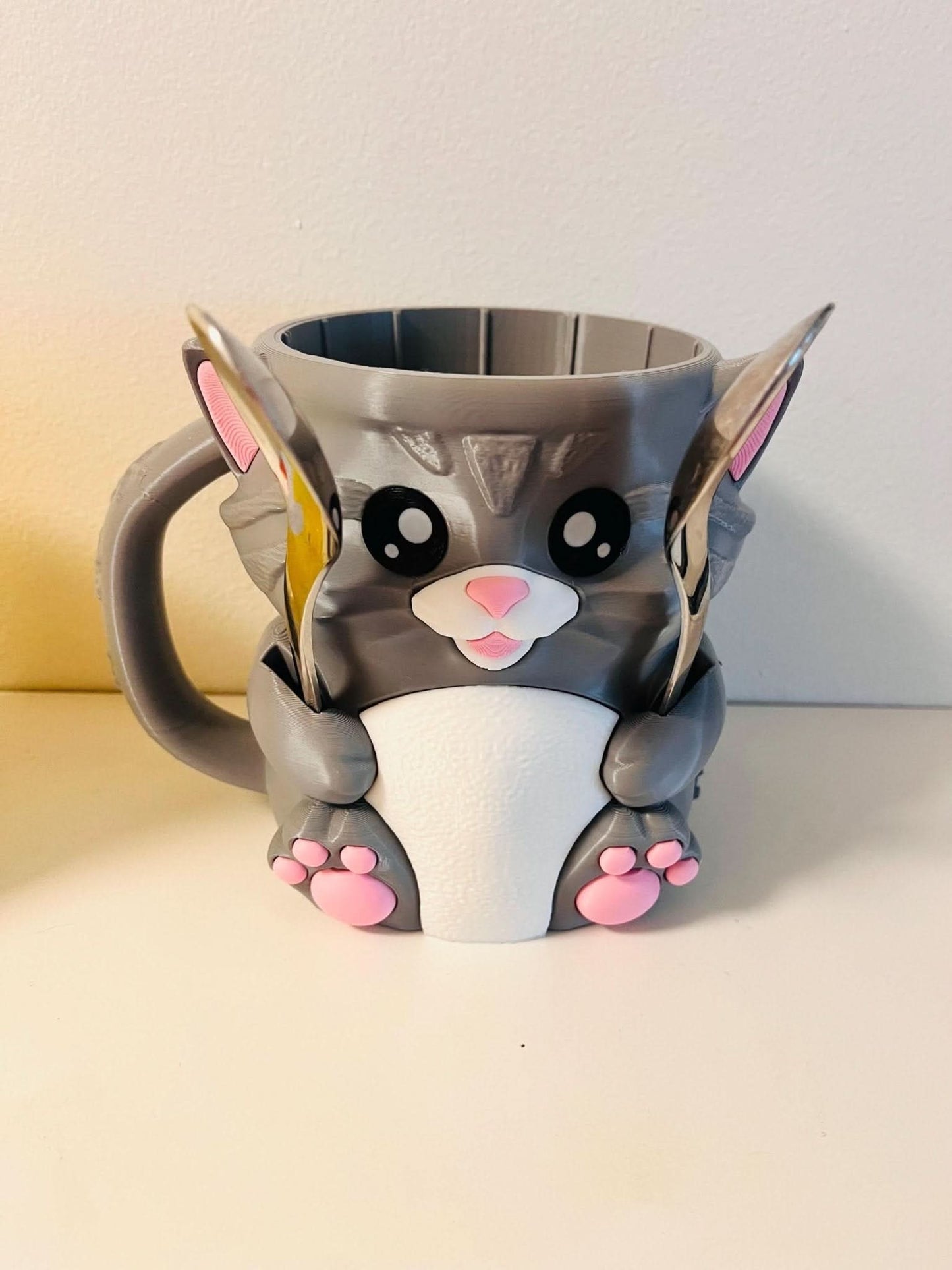 Cat Ice Cream Pint Holder – Spoon Slots + Snack Drawer - iPrinToronto