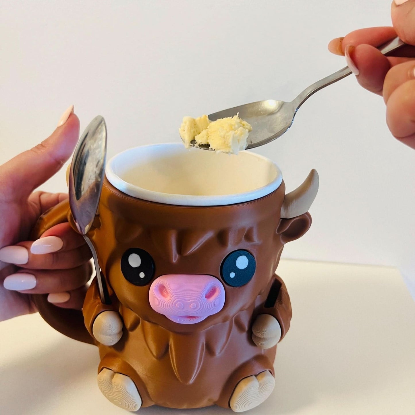 Highland Cow Ice Cream Pint Holder – Hidden Snack Drawer - iPrinToronto