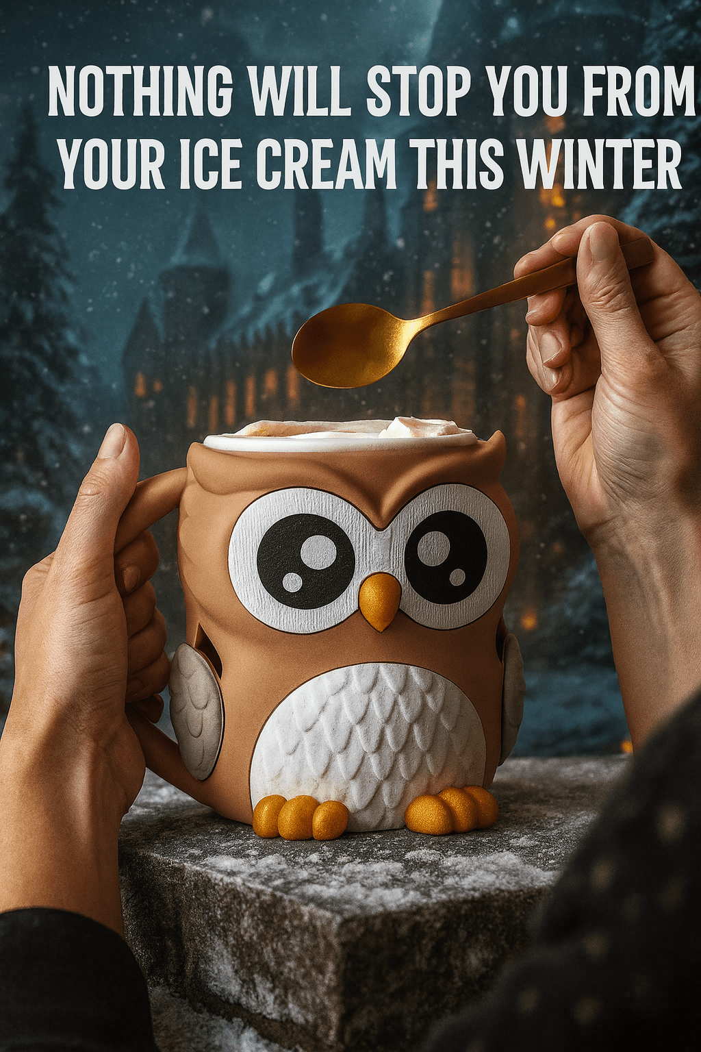 🦉 Owlfonso the Owl – Ice Pint Holder ❄️ - iPrinToronto