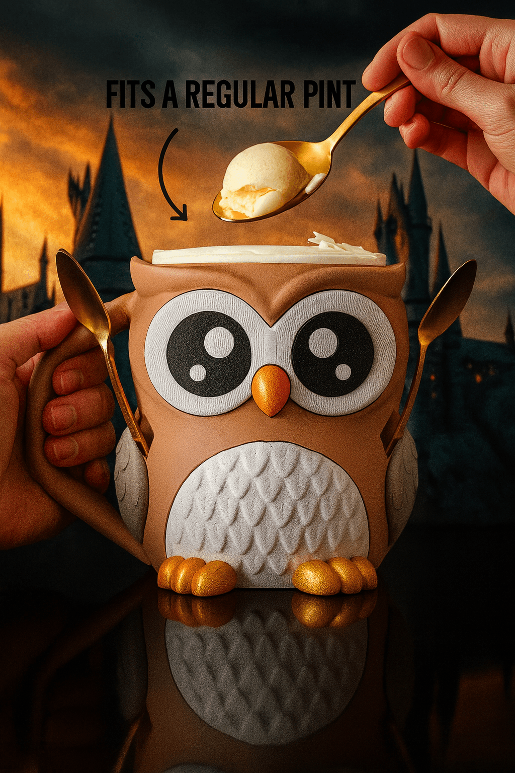 🦉 Owlfonso the Owl – Ice Pint Holder ❄️ - iPrinToronto