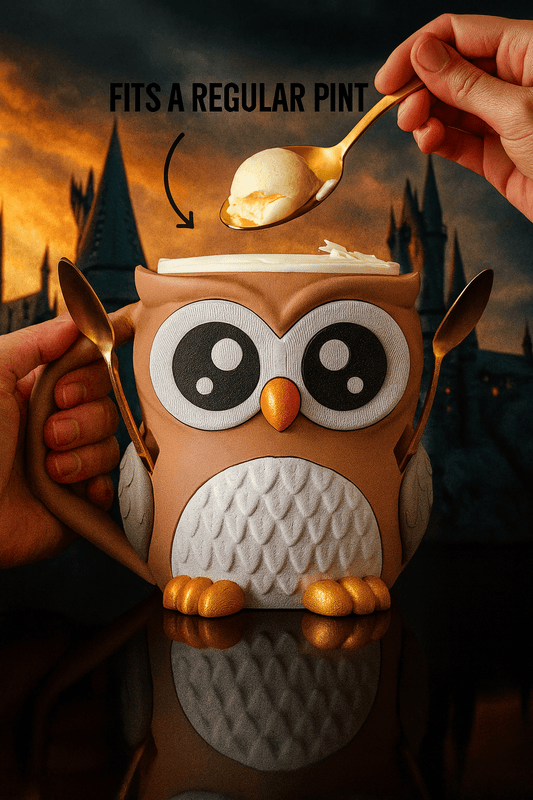 🦉 Owlfonso the Owl – Ice Pint Holder ❄️ - iPrinToronto