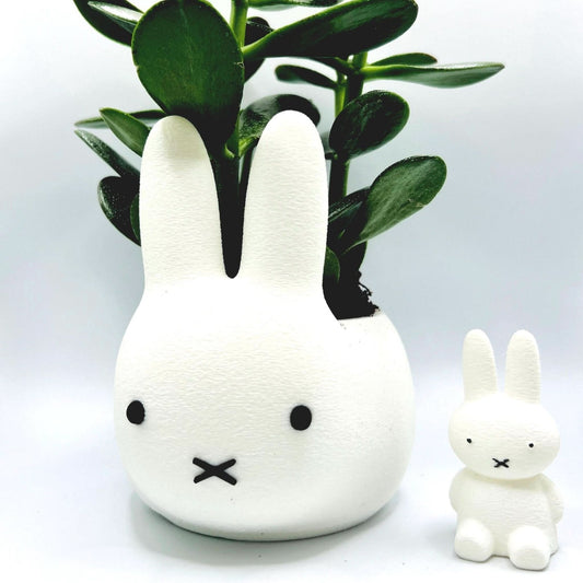Miffy Bunny Planter – Cute 3D Printed Pot for Plants - iPrinToronto