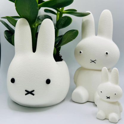 Miffy Bunny Planter – Cute 3D Printed Pot for Plants - iPrinToronto