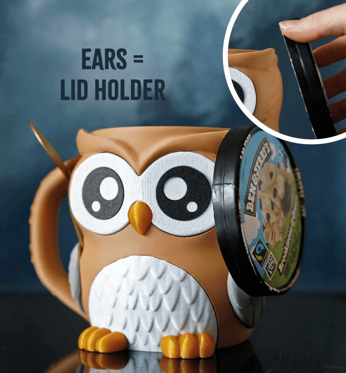 🦉 Owlfonso the Owl – Ice Pint Holder ❄️ - iPrinToronto