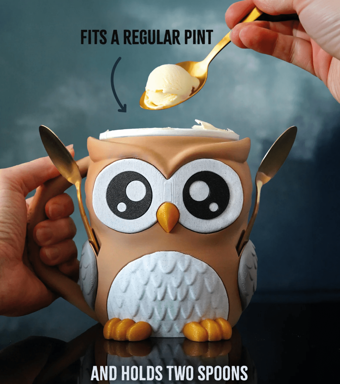 🦉 Owlfonso the Owl – Ice Pint Holder ❄️ - iPrinToronto