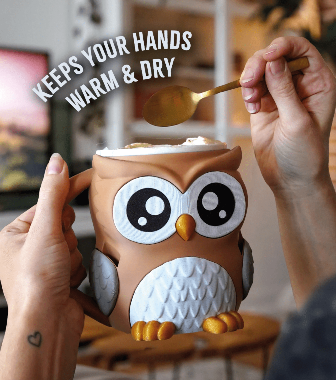 🦉 Owlfonso the Owl – Ice Pint Holder ❄️ - iPrinToronto